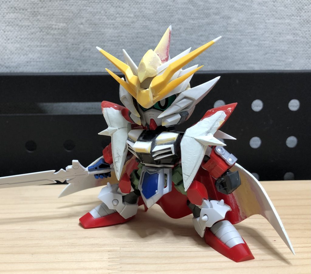 この頃は悪の皇帝っぽく、プロヴィデンスをモチーフにしていました。兜は微妙にプロヴィデンスさが残ってます。