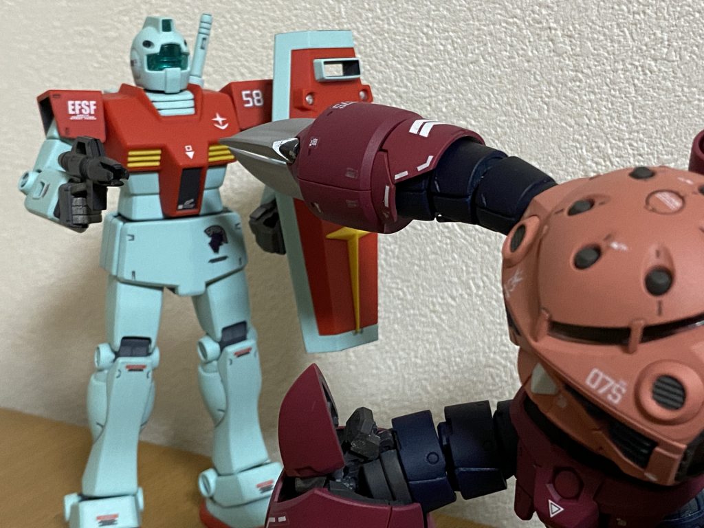 貫かれる寸前。   