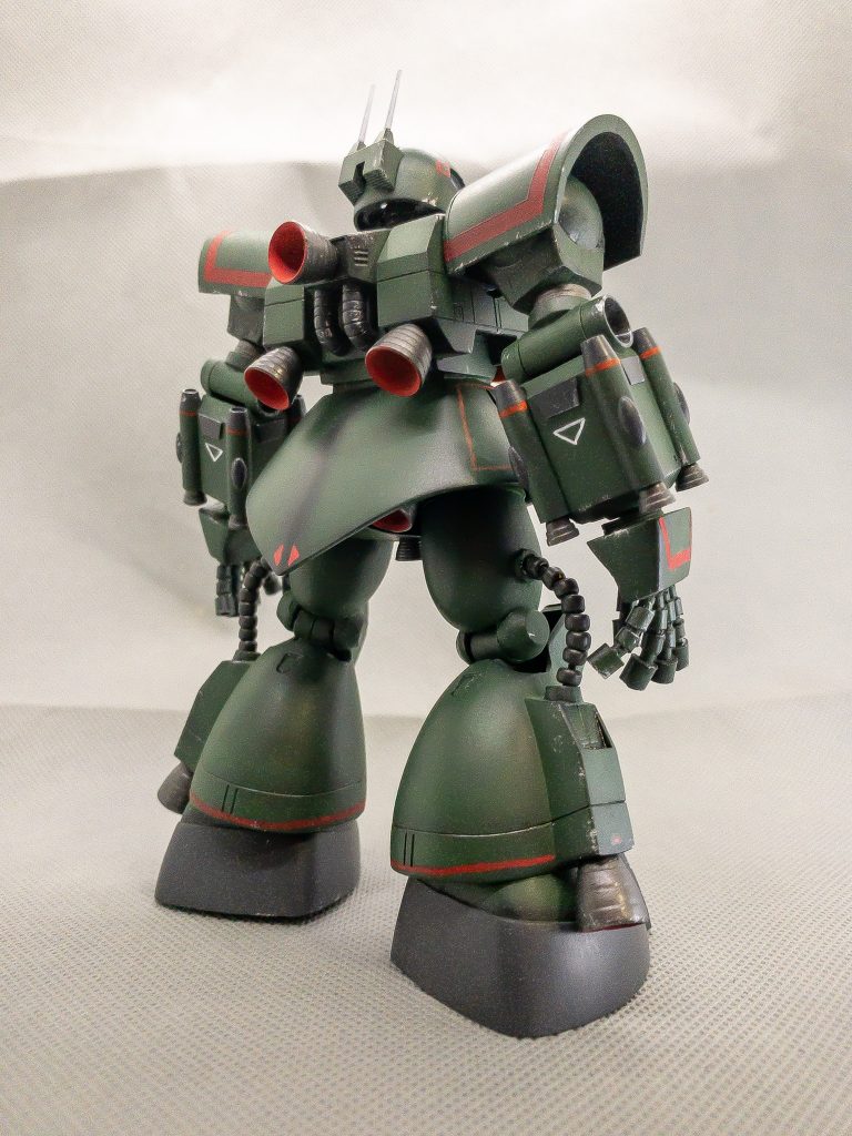 後ろから！バーニアはシタデルカラーで塗装！