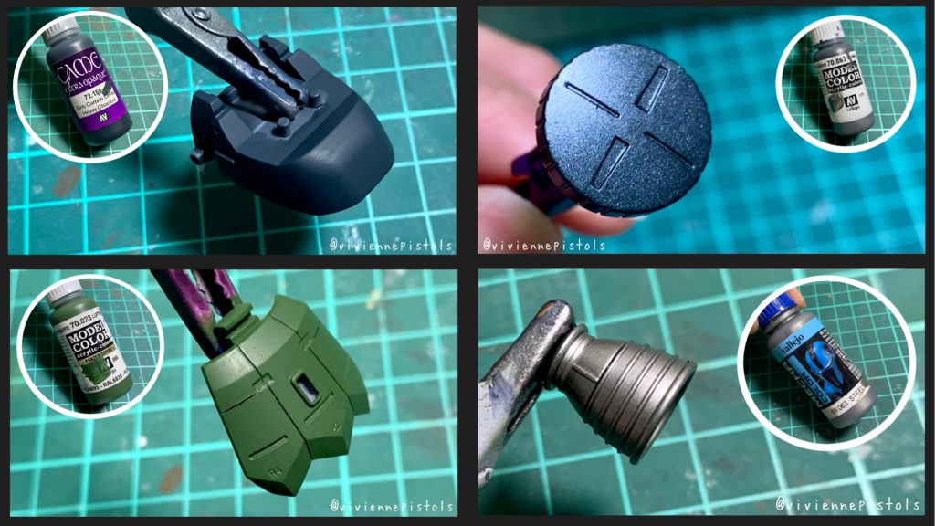 筆による全塗装