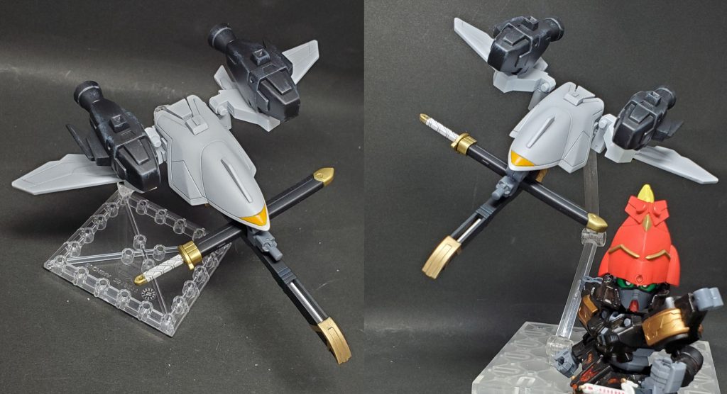 「シラサギ」ムシャワールドのヒメジジョウの力が込められた官兵衛のお供。 その名前はヒメジジョウの別名であるシラサギジョウにちなんで付けられている。