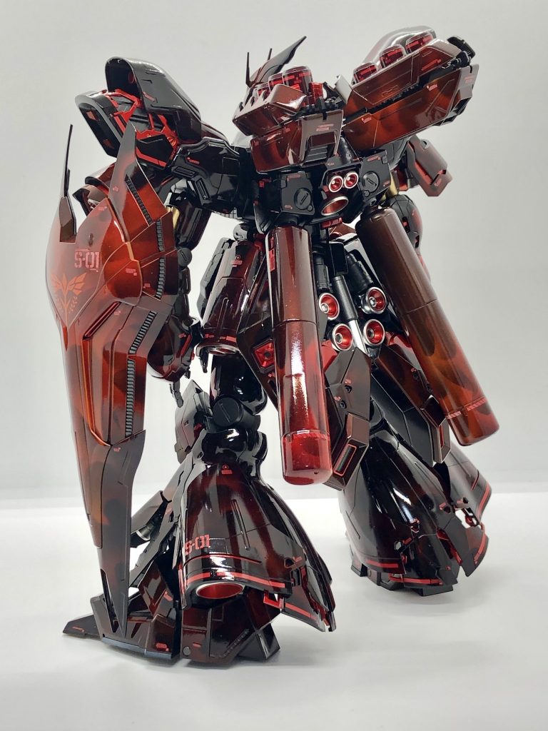 アクシズの火に映えるサザビー–4枚目/制作者：ヘルニアン