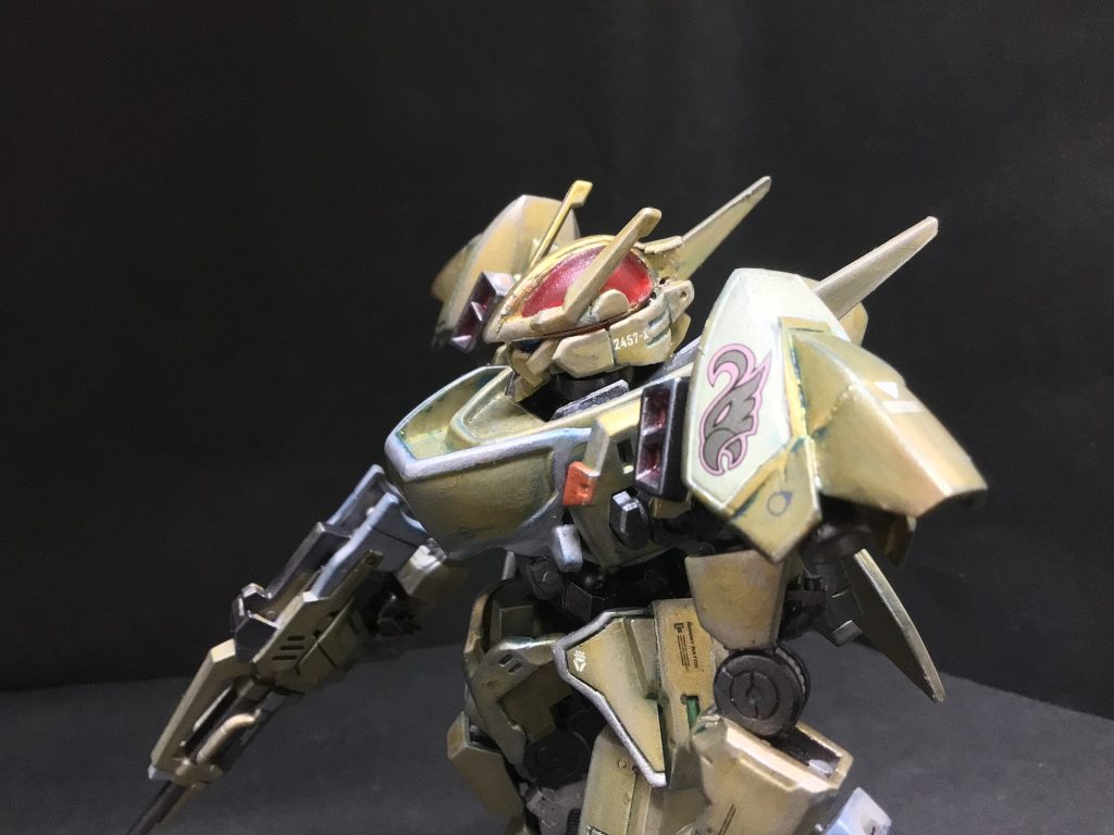 粗が目立ってしまいますが、勇気のサイドからのアップ。