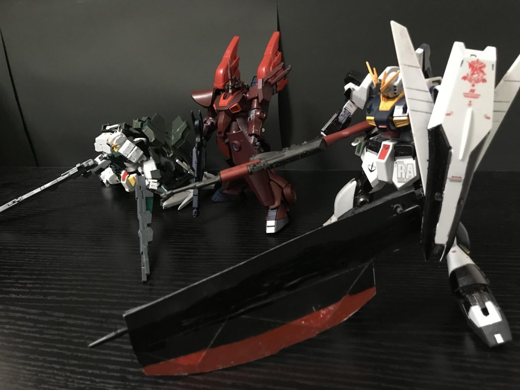  νsガンダム「くっ、」サバーニァー「アレは！」