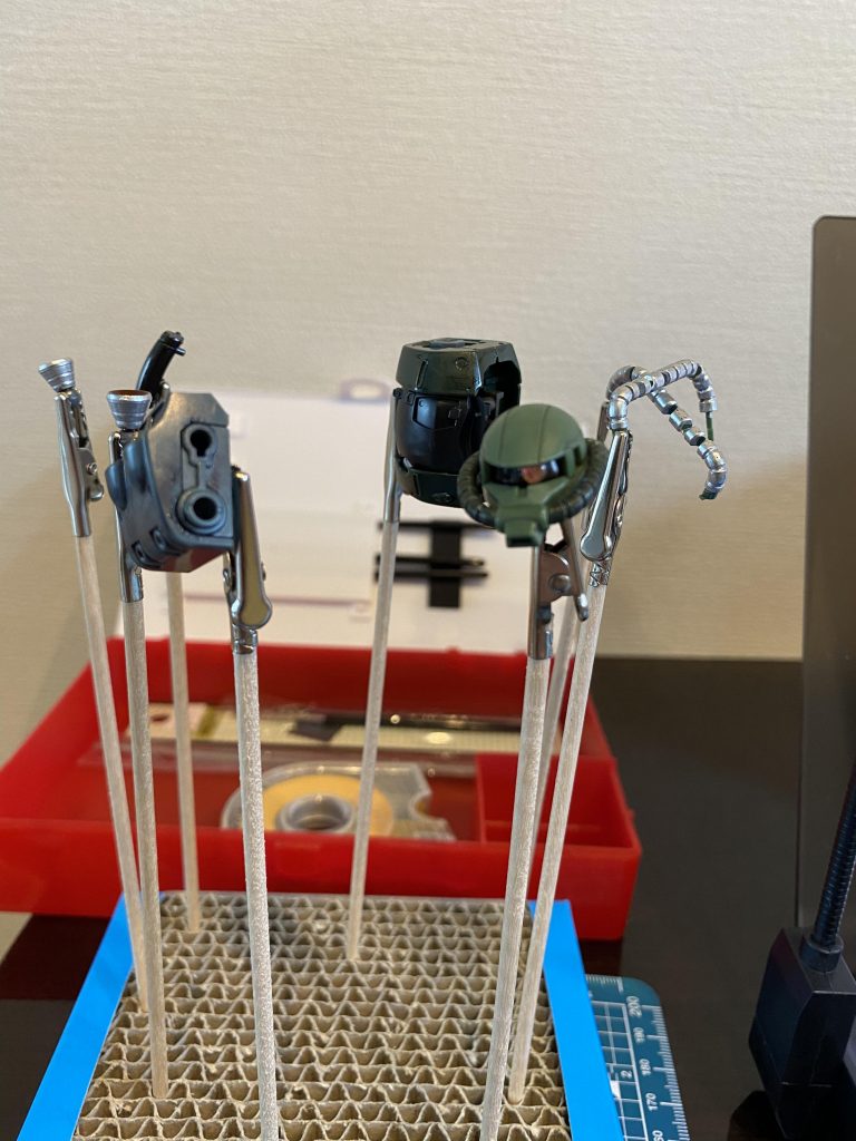 熱中し過ぎて嫁に怒られた直後の工程をここに記録しておきます。