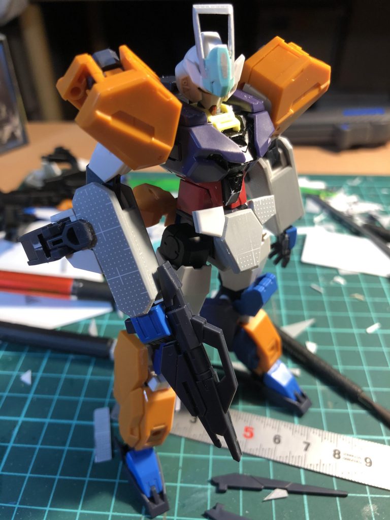 ちょっと進んで腕ができたあたりですね