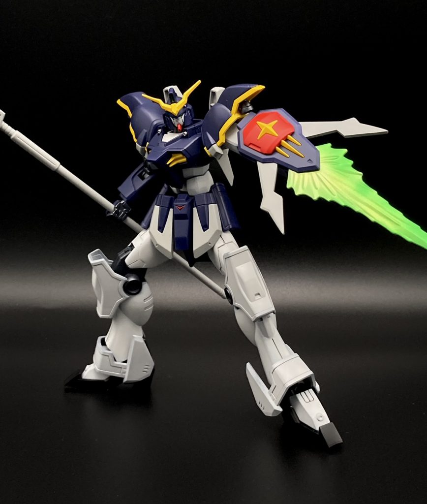 ビームサイズはシルバーの下地から蛍光イエロー・蛍光グリーンを重ねて塗装してあります。