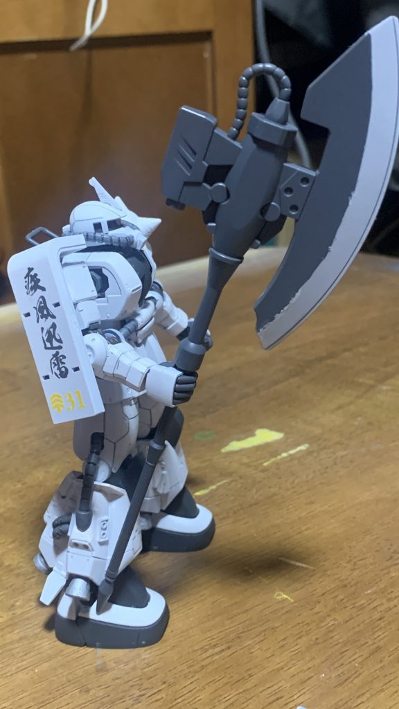 純情小町グループの歌にある疾風迅雷のデカールが特徴です。