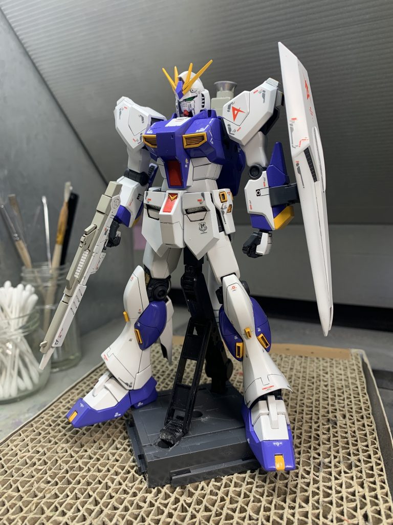 デカールは贅沢にもRG水転写デカールを使いました