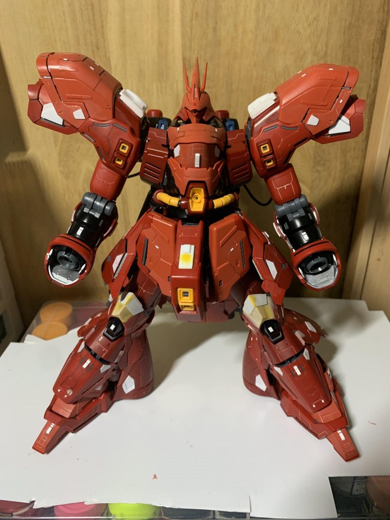 塗装前の全体像です。