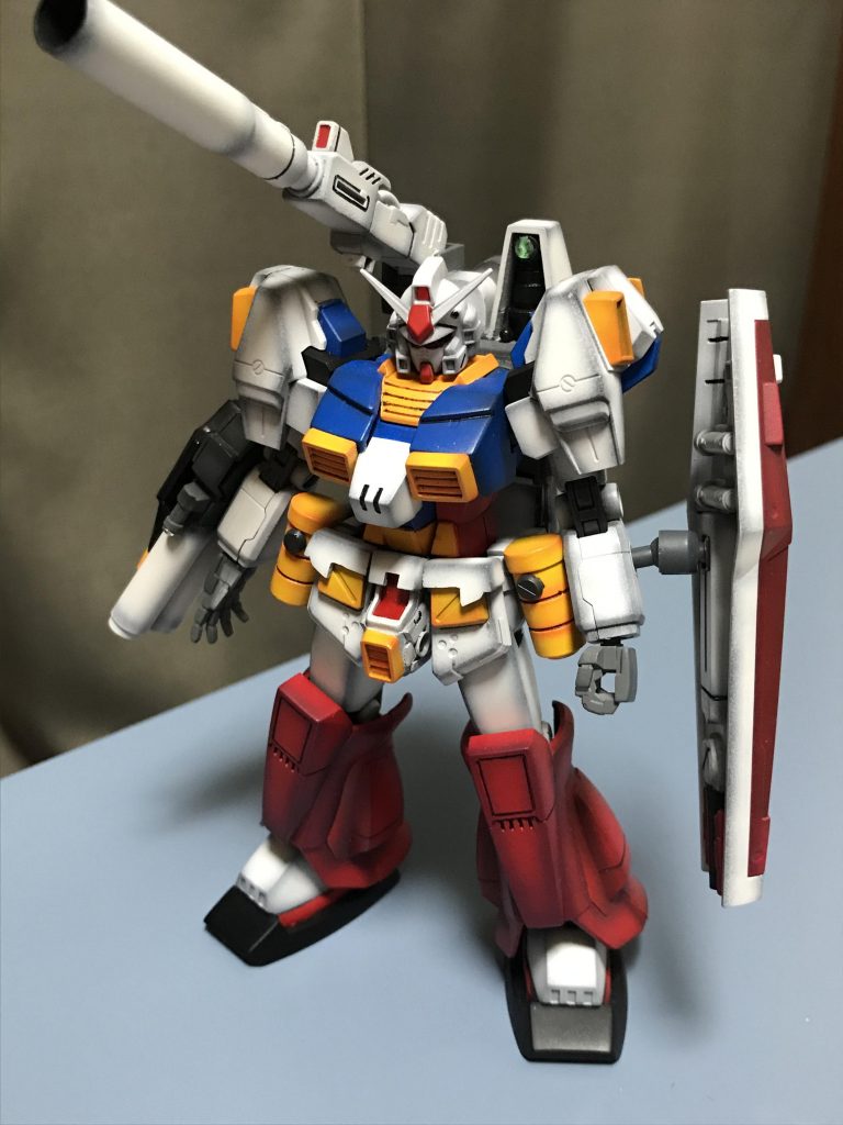 動力パイプ類はオミットしました可動の邪魔になってしまう気がして