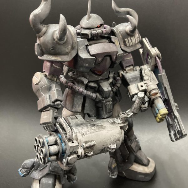 乱暴グフ、怒りのバルカン