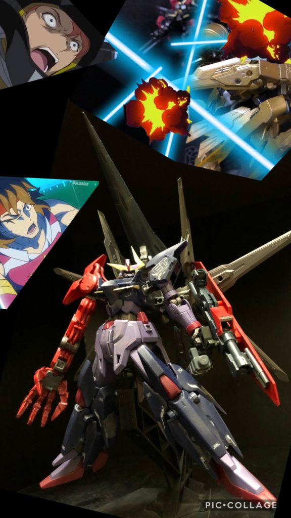 ヒロト「アレは....！ドラグーンの一斉照射！？」クロト「うああ....！ボクは.....ボクはねッ！」カザミ「ぐ.....っ！なんだってんだ！？何処から！？」ヒロト「この攻撃は...！プロヴィデンスだ！カザミ、動けるか！？」カザミ「だいぶ喰らっちまった！ちっとヤバいみたいだぜ...！しかし味方も巻き添いにするなんてよ...！」？？？「ふふふ....！君達がここまでやるとはね...。」ヒロト「ラウ・ル・クルーゼ！？」？？？「知れば誰もが望むだろう、君のようになりたいと！君のようでありたいと！」ヒロト「....！？」？？？「故に許されない…君という存在を！」ヒロト「！？アレはプロヴィデンスじゃない！....ゼルトザーム！？」？？？「それが誰にわかる？なにがわかる！？分からぬさ！誰にも！」カザミ「いやちょっと待てよ！この声....アレって....室長じゃねえかーー！？」oyz「ふふ、カザミくん、その通り！今回は同じマスク枠、ラウ役で参加だよ。コアコンの時のリベンジマッチといこうじゃないか...。」カザミ「コアコンでヒロトにやられたの、まだ根に持ってたんかよお！？急になんの話だって思った読者(？)の皆さま！詳しくは過去作のインフィニティアーマーを観てくれよな！！」oyz「説明ありがとう。カザミくん。」ヒロト「その背中のユニットは...！？」oyz「そうコレはプロヴィデンスユニット。手持ちにプロヴィデンスガンダムが無かったので、この機会にそれっぽい装備をゼルトザームに装備したのだよ。急拵えだがね。」カザミ「だからって、味方まで攻撃しなくてもよお。」oyz「それは不可抗力っていうか、まあ、いや、お喋りはココまでだ！行くぞキラ・ヤマト！！じゃなかったヒロト君！！」ヒロト「カザミ、その状態じゃ戦えない。室長は任せろ。」カザミ「頼んだぜ、相棒！」