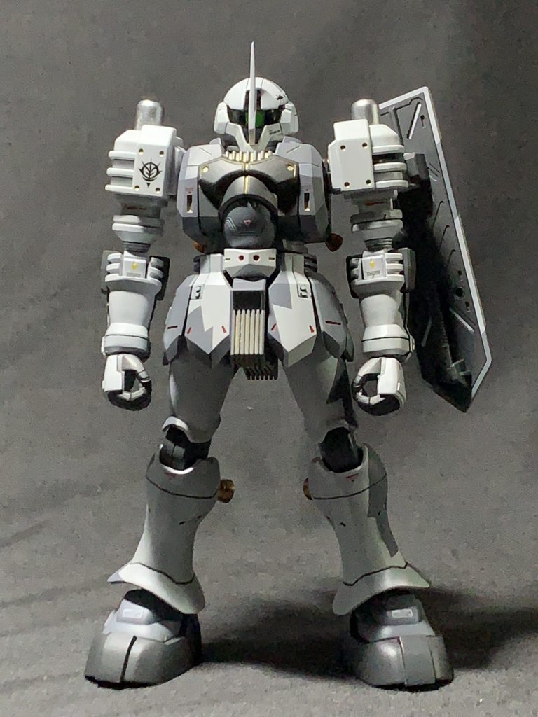 脚と前腕だけ太くしました