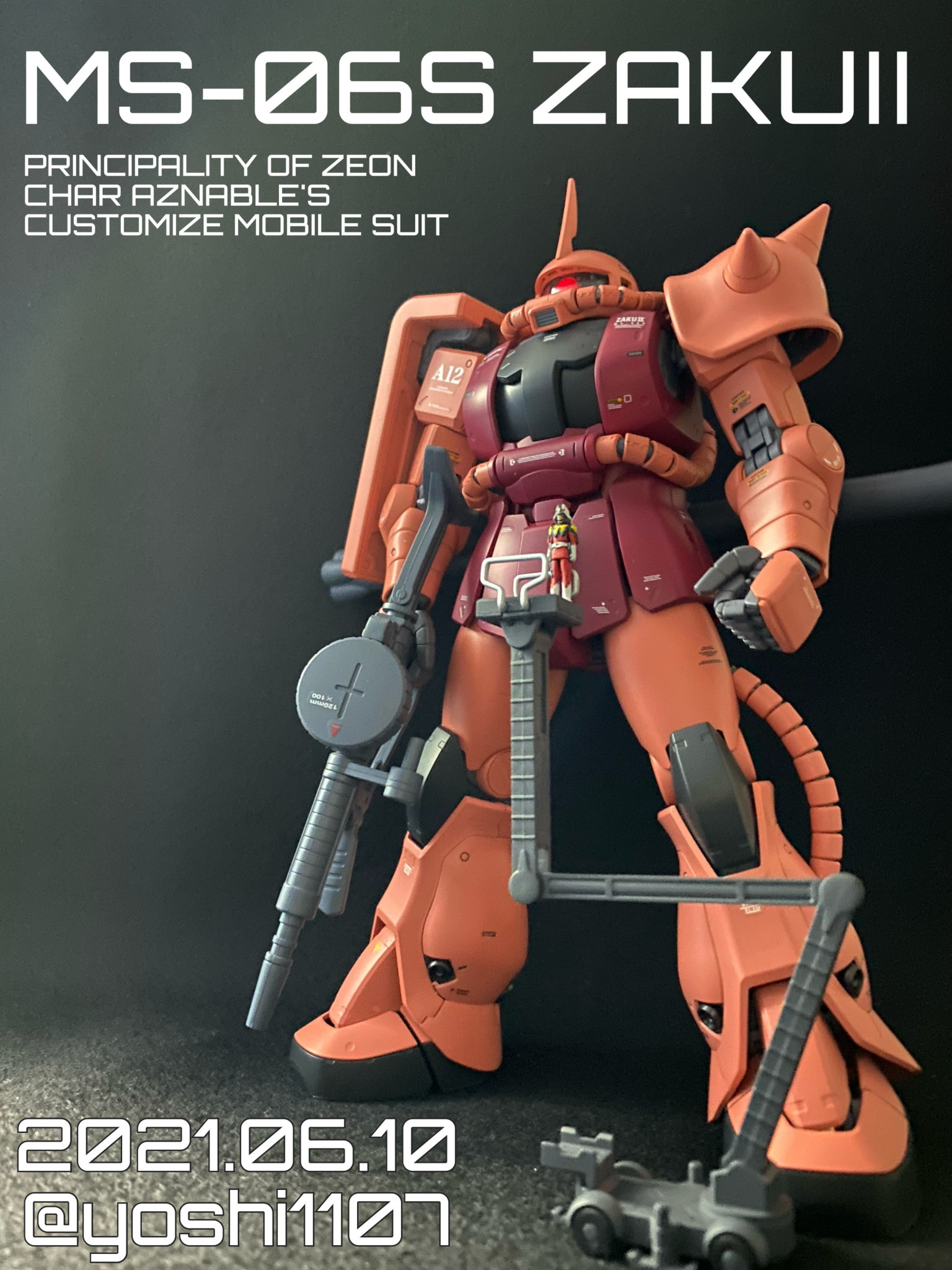 MG　シャア専用ザクⅡ Ver2.0