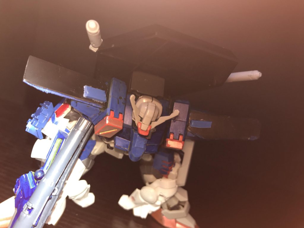 バスターZZ「…」νsガンダム「隙あり！」