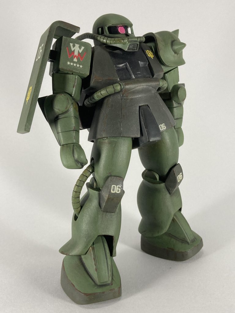 使用塗料グレーサフ1200番マットブラック(胴体下地)タミヤ コックピット色(日本海軍)タミヤ 舞鶴海軍工廠グレイ(日本海軍)タミヤ ダークグリーン(ドイツ陸軍)Mr.カラー 滑り止め塗装部色 海上自衛隊護衛艦ガンダムマーカー蛍光ピンクタミヤ フラットレッドタミヤ フラットホワイトタミヤ フラットブラウンリアルタッチマーカー グレー3リアルタッチマーカー ブラウンウェザリングマスターCセット