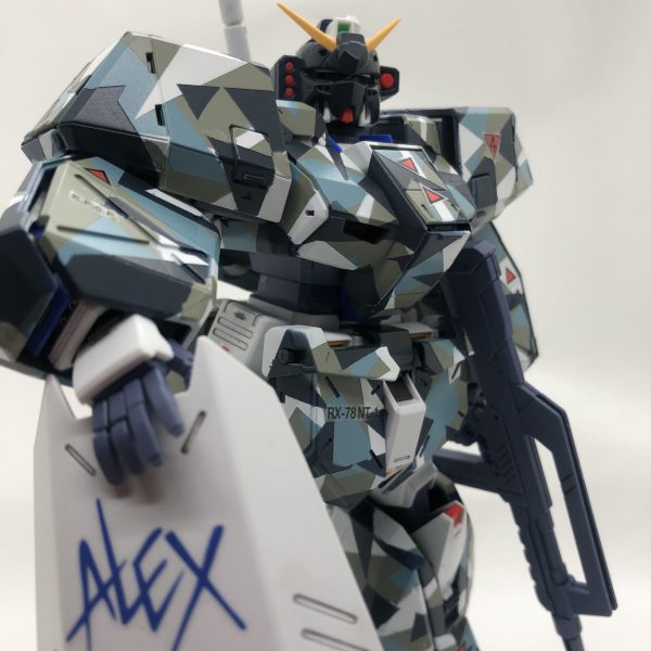 第六戦後半MG NT-1アレックス チョバムアーマー｜ましひこさんのガンプラ作品｜GUNSTA（ガンスタ）