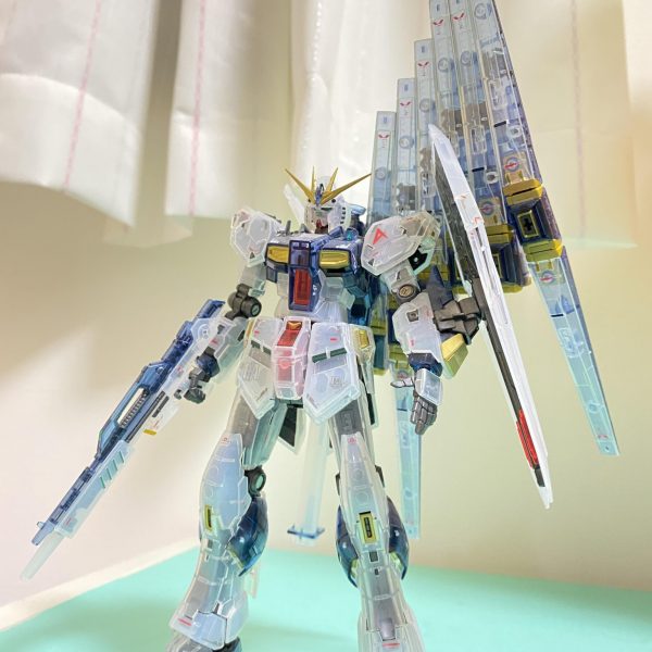 RG 1/144 νガンダム[クリアカラー]｜Libra1022さんのガンプラ作品 