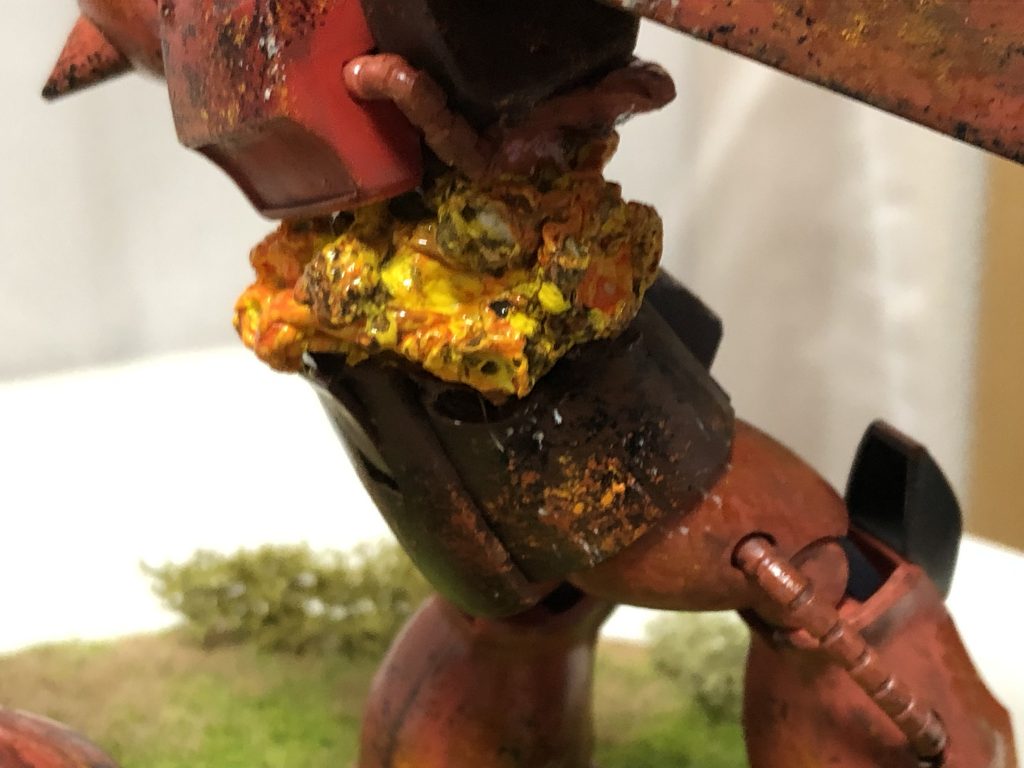 球体の発泡スチロールから爆発させてる所の再現は少し難しかったです