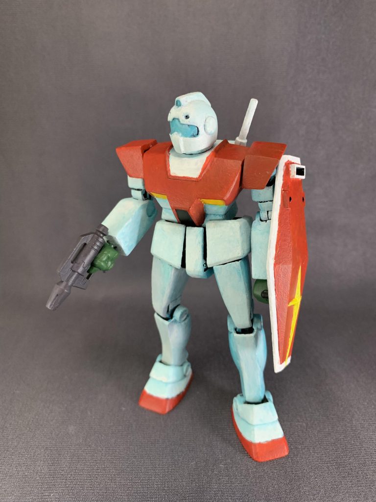 ビームスプレーガン装備アクリル絵の具筆塗りは細かい塗り分けもしやすく、ミスっても誤魔か…修正が簡単に効くので気軽にできます(´∀`)