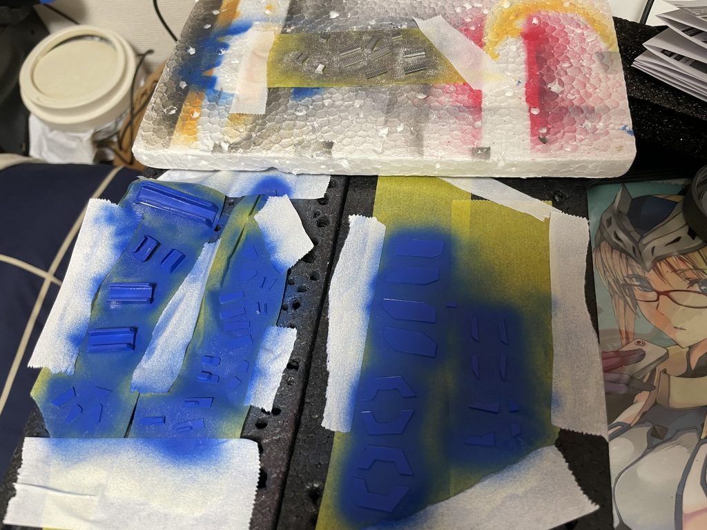 後ずけディテールチップはまさかの番号ふった面を塗装したため…本当に初期案の位置かは定かではありません( ̄▽ ̄;)