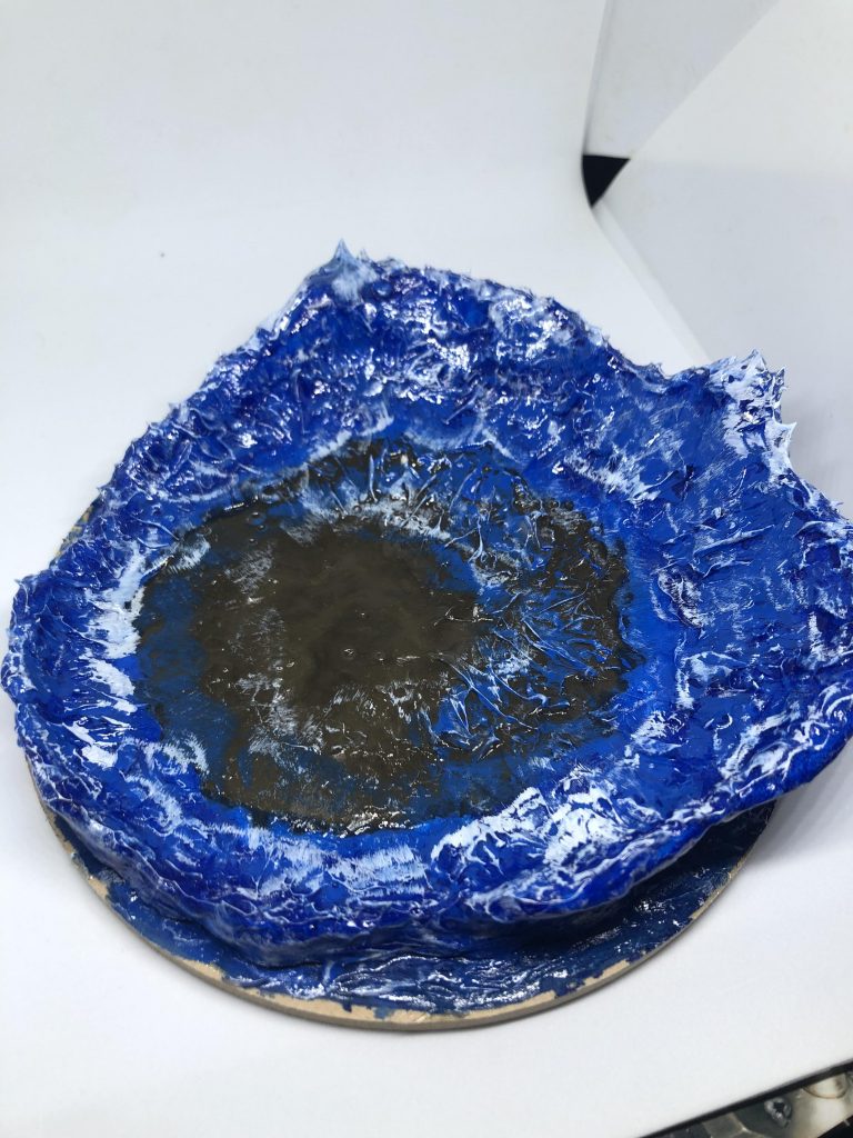 塗装してドライブラシで仕上げ