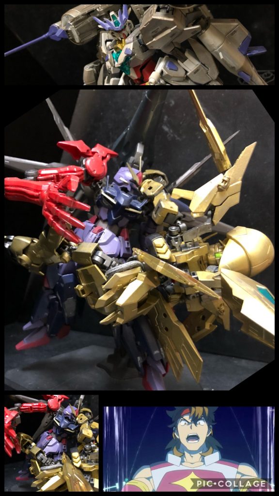 カザミ「くそ！パワーが足りねえか！」oyz「よし、外れた！残念だったなカザミ君！」カザミ「時間が稼げれば良いんだよ！」oyz「ふん！それはどうかな？ヒロト君は...あの光っ！！アレか！？ふははっ！カザミくんを助けに戻ってきたな。来たまえ！引導を渡してやるよ！行け！ドラグーン！！」カザミ「ヒロト！ゼルトザームのドラグーンが！！」oyz「ふっははははははは！！もう誰にも止められはしないさ！この宇宙を覆う、憎しみの渦はなっ！」カザミ「ヒロトーーーー！！？」oyz「む！？何い！？アレは！？ミーティアユニットだけだと！？ヒロト君は何処だ！？」ヒロト「......。いけえええ！！」oyz「う、うおおおおおーー！！！なにい！？狙撃だとおおーー！？ぐわああああー！！」