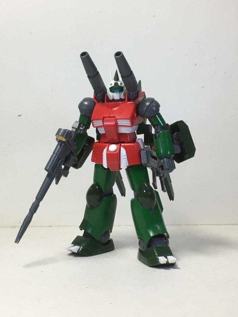 東方のキャラの、高麗野あうんちゃんの色に仕上げた作品です。名前は「GUN CANNON」の綴の”G”の文字を”A”に変換させて「AUN CANNON」に。名前的にも違和感なくつけれたと思います。