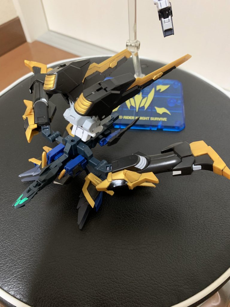 コアガンダムC(カスタム)、アンテナ変えただけです。