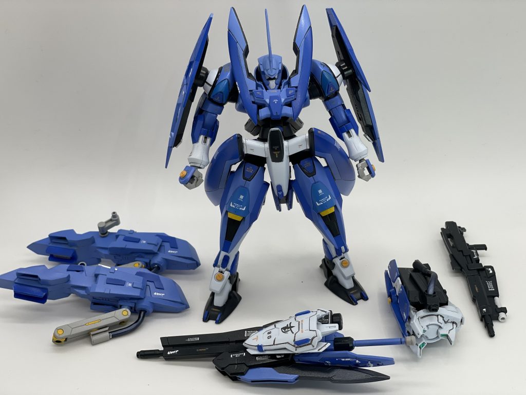 カラーに最近発売されたガイアカラーの風群青使いたかったのですがどこも売り切れで色々混ぜたりして青系を組み合わせました。コレでジンクスタグに投稿出来ます(≧▽≦)ゞ以上、ハヤブサ屋カスタムのジンクスでした!!m(_ _)m