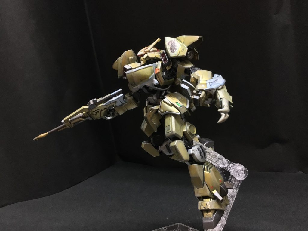 最後はお気に入りの一枚で。最終的に完成までの経過日数は17日でした。厳密に言えば、レイズナーシリーズのキットはガンプラでは無いかもしれません。ですがバンダイさん発売のキットかつ鉄血フレーム使用という事で迷いながらもガンスタに投稿させていただきました。最後に。製作ストーリーから、この拙い文章に最後までお付き合いしてくださった方が居られましたら、心より感謝いたします。本当にありがとうございましたm(_ _)m