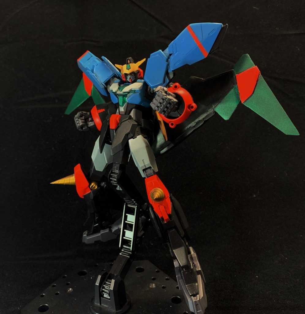 構えポーズこちらも力強さが伝わってきて良い感じです。