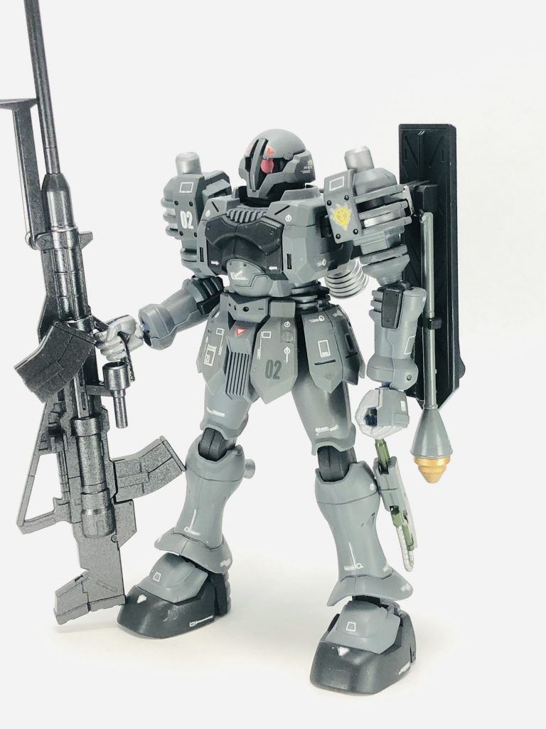 ライフルが想像以上に大きい。