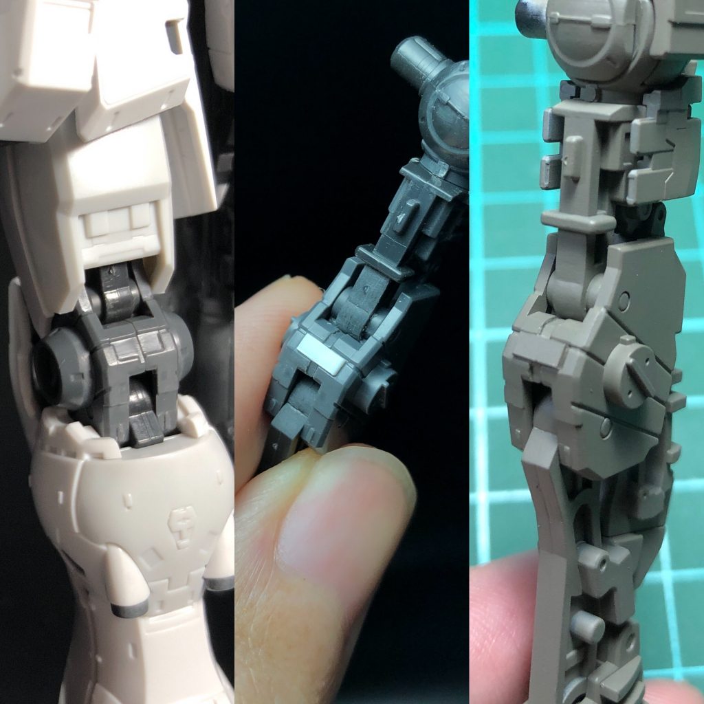 パーツ間のラインが見えない