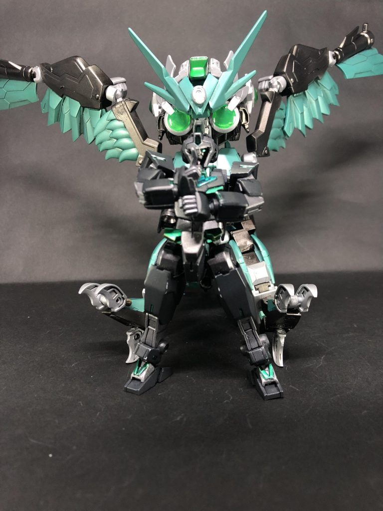 それではコアガンダム・ハヤテにアーマーを装着しましょう。イブキ「コアチェンジ!サルトビ トゥ ハットリ!」