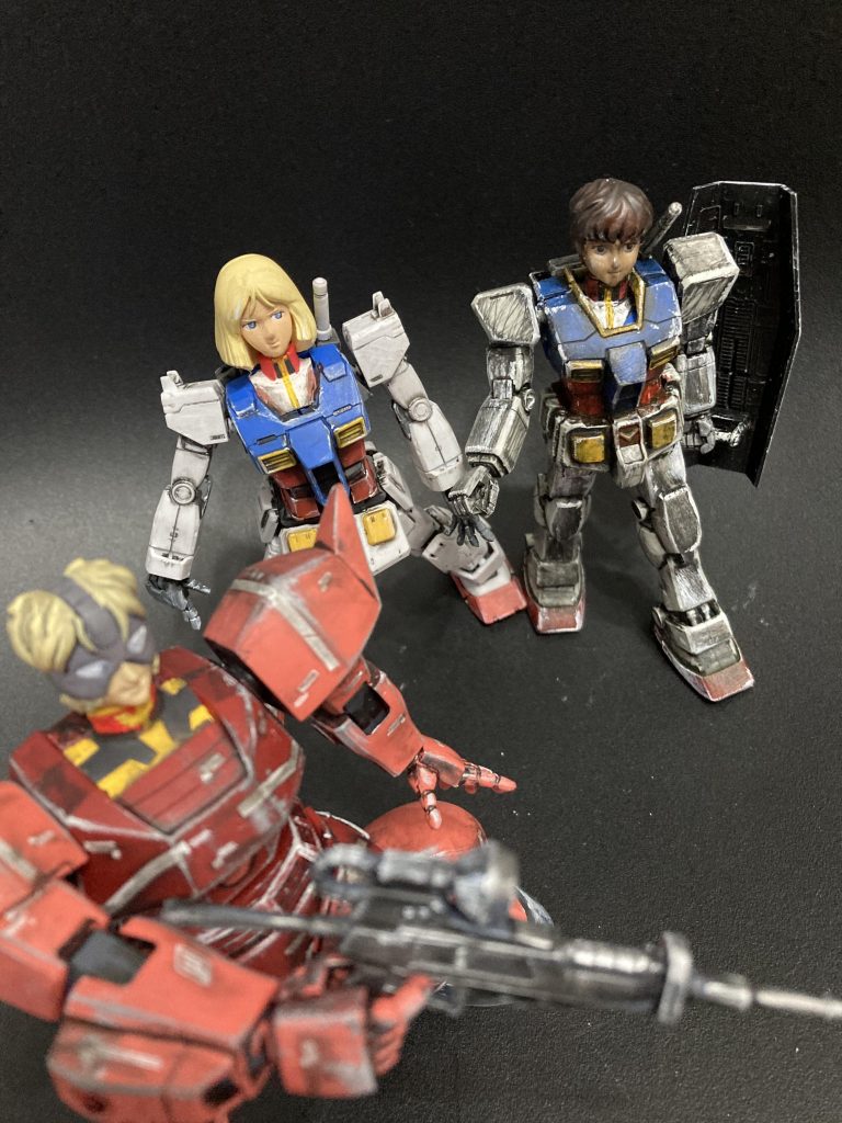 ［セイラ］フフッ、そうね、おセンチでちっとも飛んでないのにね、アムロって…