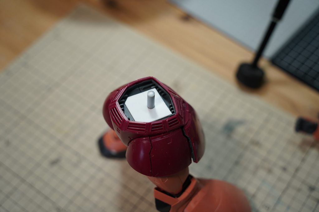 シンプルですが、のけ反らないように差し込みジョイントに変更。