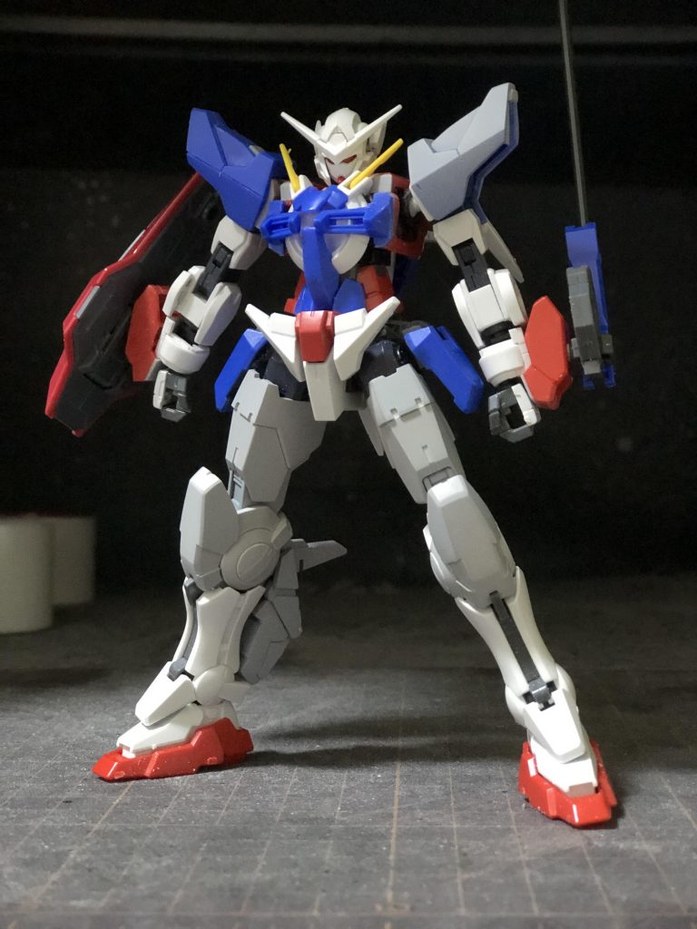 最初はただのエクシアで行く予定でした。