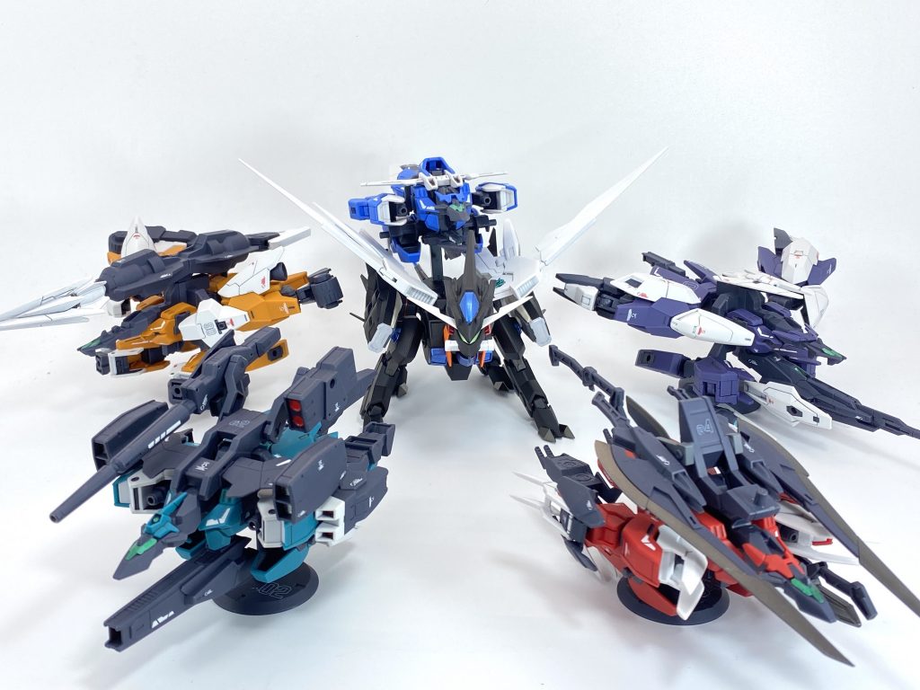 バックパックも含めて最大五つのアーマーの同時運用が可能となる。