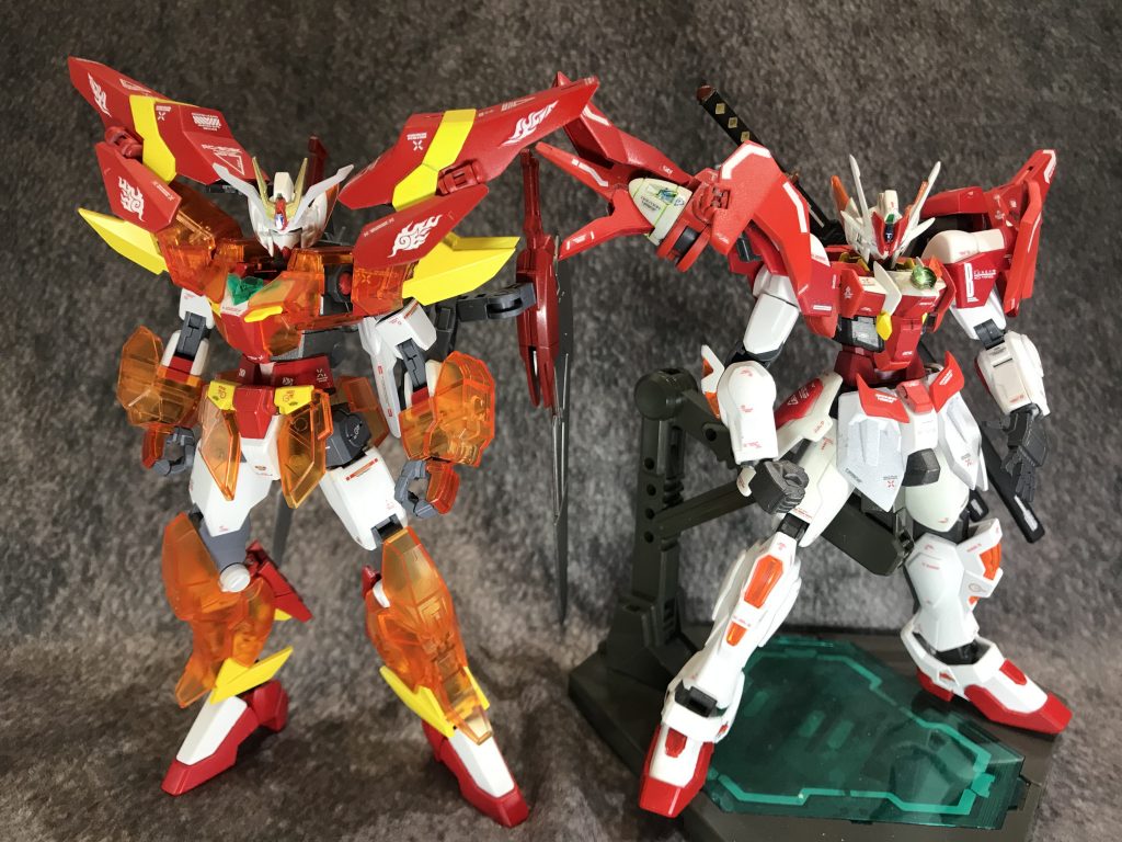 最後にブレイズガンダムと。よかったらブレイズガンダムも観て頂けると嬉しいです😃最後までご覧くださり、ありがとうございました😊