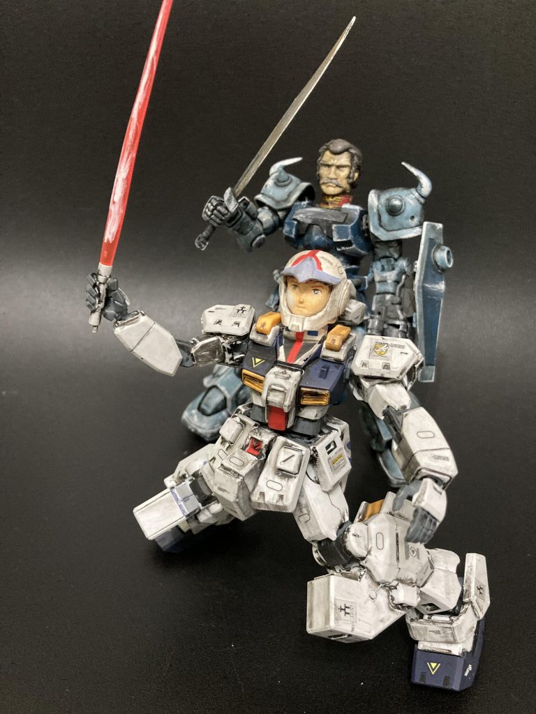 いつもの通りペプシヘッドが浮かない様に劇場版イラスト風に濃いめウェザリングにハイライトを入れています。