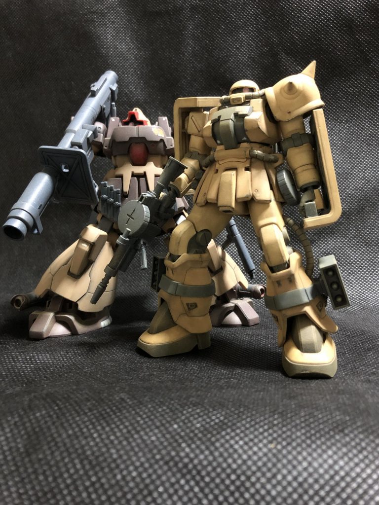 最後にサンドカラー繋がりでドムトローペンと一緒にパシャりドムトローペンはまたの機会に投稿してみたいと思います。