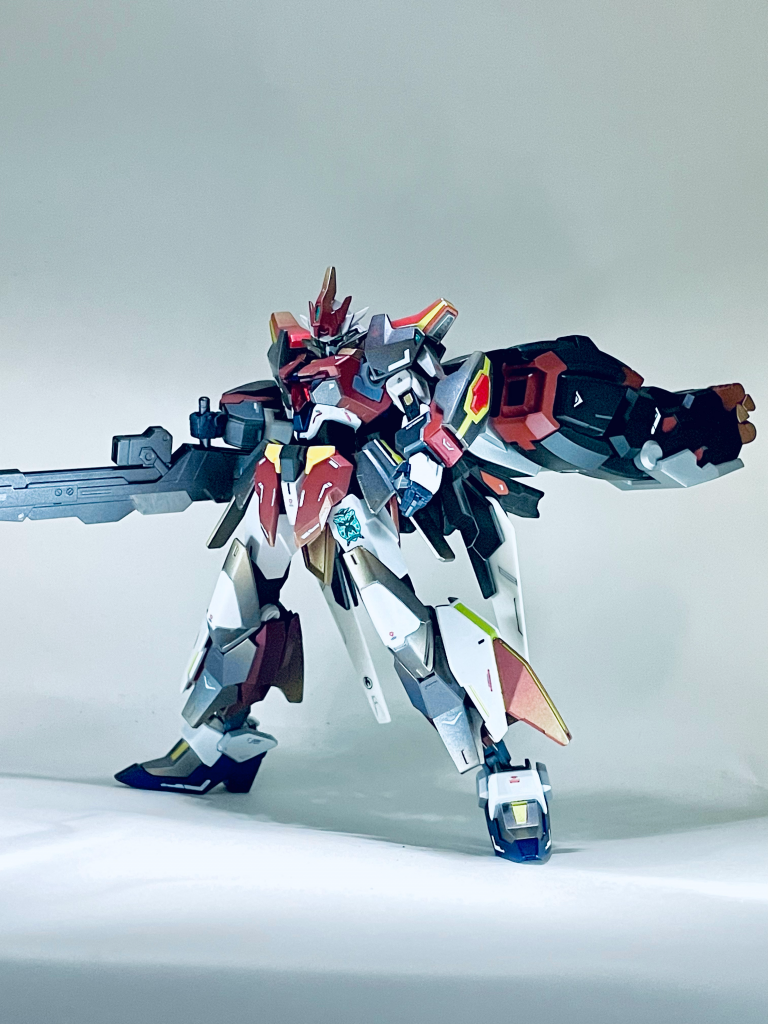 手持ち武器とバックパックを換装した状態。