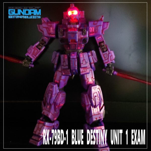 HGブルーディスティニー1号機 メタルグロスインジェクション