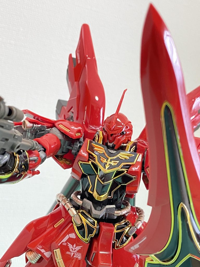 RGなので素組みでも完成度高いですね！