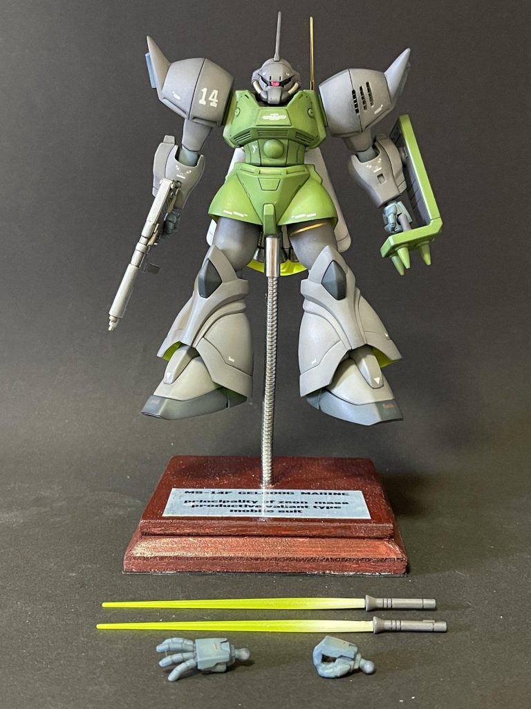 ヤフオク出撃します！http://HGUC 1/144 ゲルググマリーネ　塗装済み完成品ブログはこちらhttps://ameblo.jp/yume-fumi2000/entry-12681679586.html 