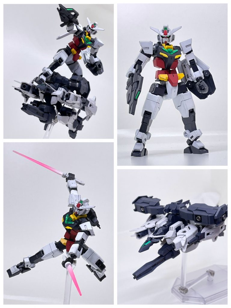 とりあえず、まずはコアガンダムとジュピターヴアーマーです。コアガンダム2を見た後だと、やはり足が短く見えますね。