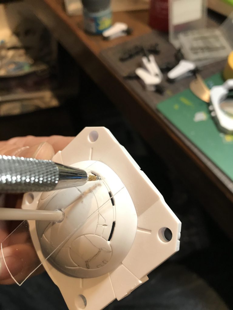 丸のスジボリは全部こんな感じでやってみました。