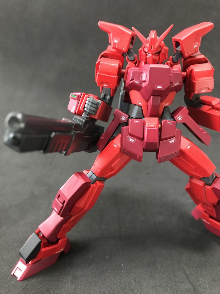 バズーカレッドウォーリアでよく見るポーズ。